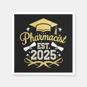 Servilleta De Papel Farmacéutico Est 2025 Graduación de Farmacia