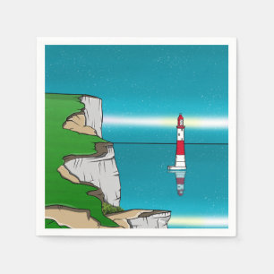 Servilleta De Papel Faro Beach Head y Cliff Top