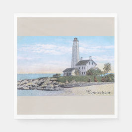 Servilleta De Papel Faro de Connecticut