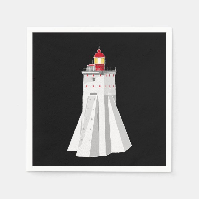 Servilleta De Papel Faro de Kopu (Anverso)
