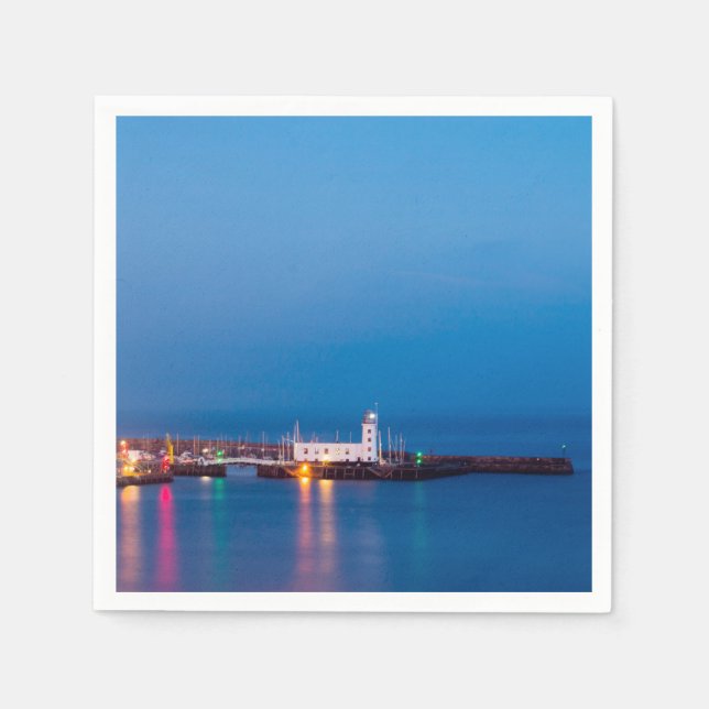 Servilleta De Papel Faro de Scarborough (Anverso)