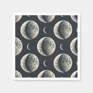 Servilleta De Papel Fase Lunar Celestial (1)