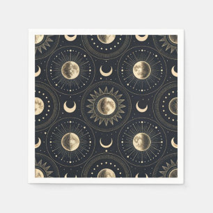 Servilleta De Papel Fase Lunar Celestial (4)