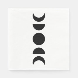 Servilleta De Papel Fases Lunares Celestiales