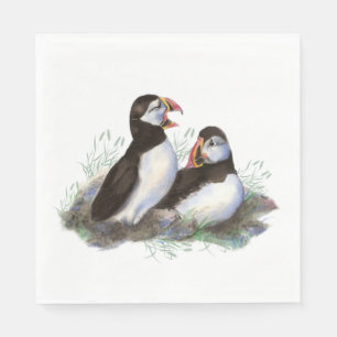 Servilleta De Papel Fauna de la familia de pájaro del océano del