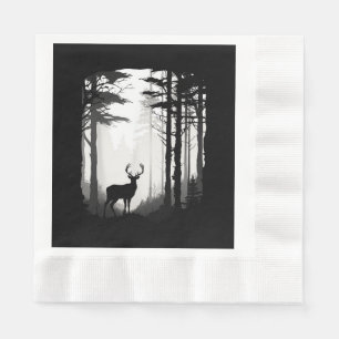 Servilleta De Papel Fauna del bosque de ciervos