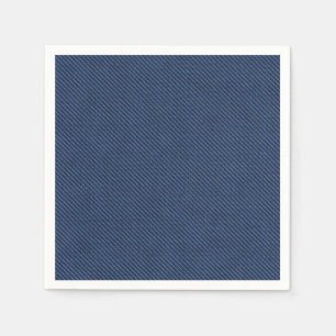 Servilleta De Papel Faux Blue Jeans Fabric Napkins