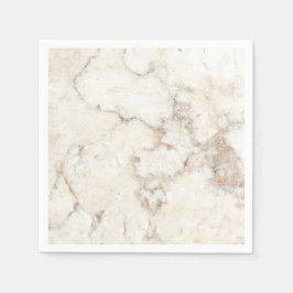 Servilleta De Papel Faux Brown Marble