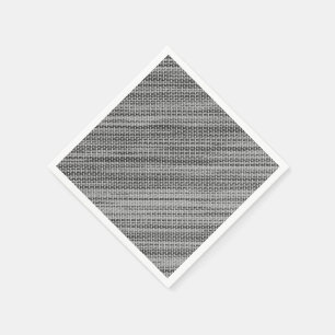 Servilleta De Papel Faux Gray Fabric Napkins