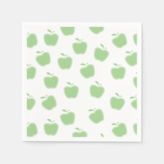 Servilleta De Papel Faux Kraft Rústica Apple De Mi Ojo Baby Shower (Anverso)