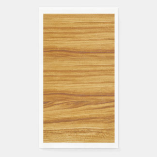 Servilleta De Papel Faux Light Wood Grain Guest Paper Napkin