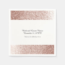 Faux Purpurina Rosa Gold