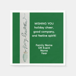 Servilleta De Papel Favor del partido navidad