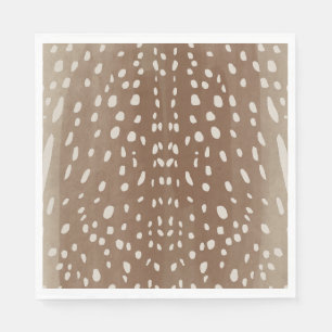 Servilleta De Papel Fawn Spots Baby Deer Animal Print Pattern