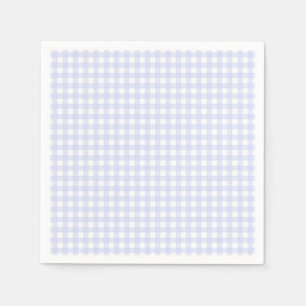 Servilleta De Papel Faye y Lauren Blue Pastel Gingham