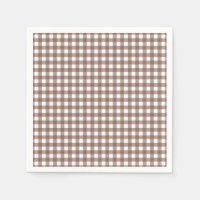 Faye y Lauren Brown Gingham