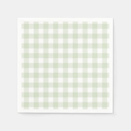 Servilleta De Papel Faye y Lauren Green Plaid