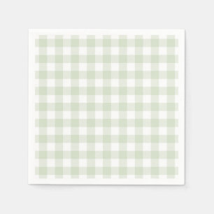 Servilleta De Papel Faye y Lauren Green Plaid