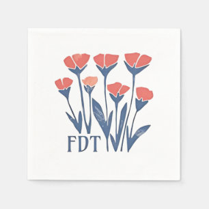 Servilleta De Papel FDT Floral floral flor sutilmente femenina Boho an