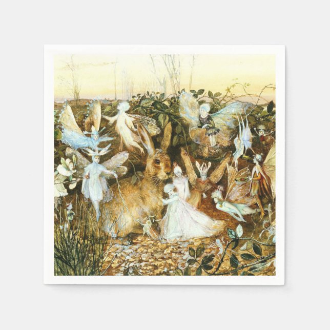 Servilleta De Papel Fe y conejo (Anverso)