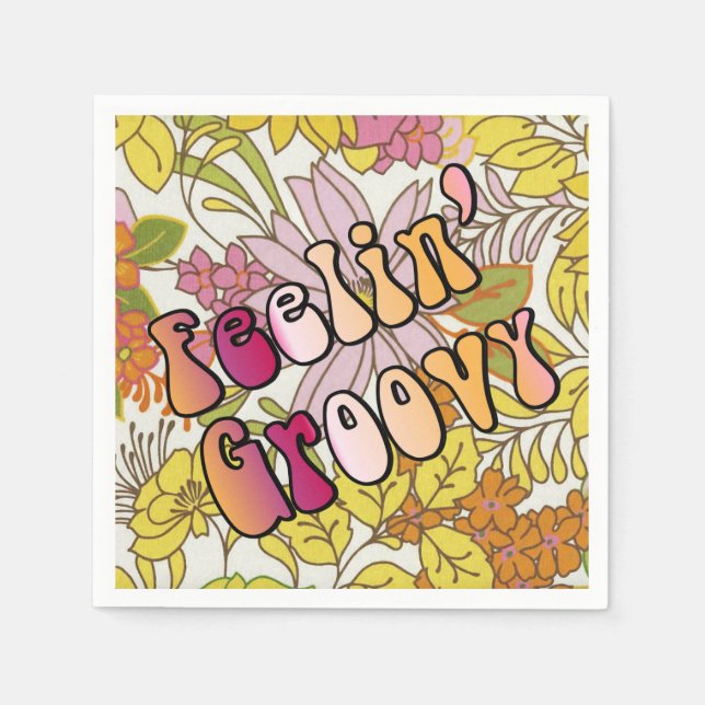 Servilleta De Papel Feelin' Groovy (Anverso)
