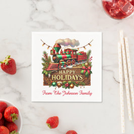 Servilleta De Papel Felices Fiestas