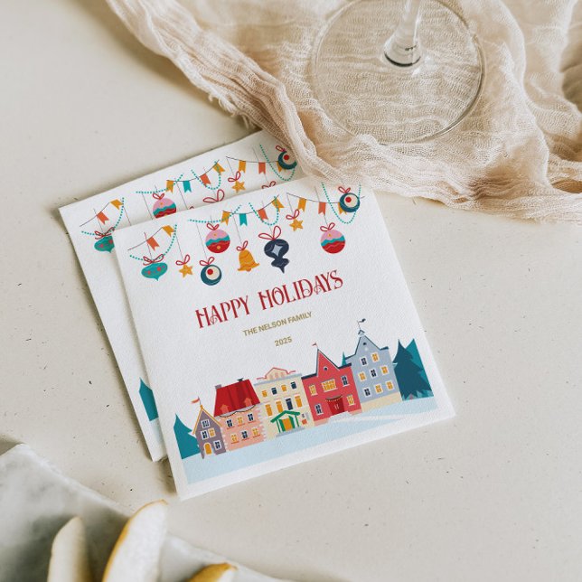 Servilleta De Papel Felices Fiestas (Subido por el creador)