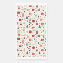 Servilleta De Papel Felices Fiestas