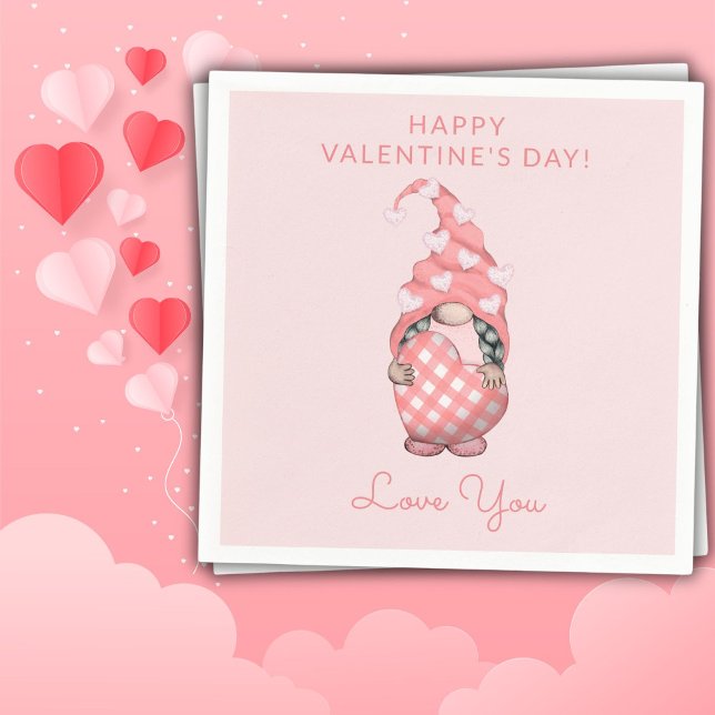 Servilleta De Papel Felices fiestas de San Valentín (Subido por el creador)