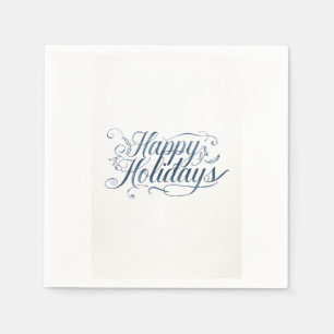 Servilleta De Papel Felices Fiestas Feliz Navidad Familia Año Nuevo