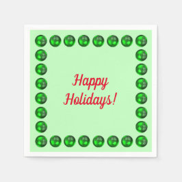 Servilleta De Papel Felices fiestas Navidades y Hanukkah