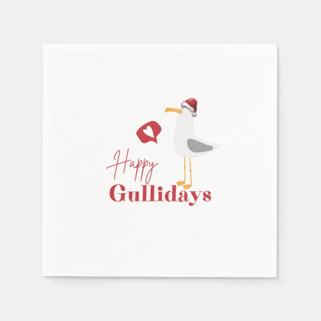Servilleta De Papel Felices Navidades de Gullidays (Anverso)