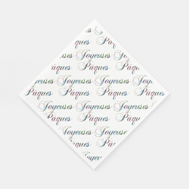 Servilleta De Papel Felices travesías de Pascua (Esquina)