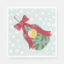 Felices voleidías Pickleball Temáticas Napkins de 
