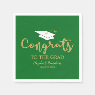 Servilleta De Papel Felicidades al graduado Servilletas de graduación 