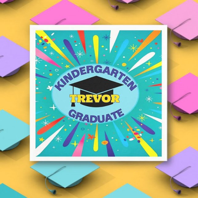 Servilleta De Papel ¡Felicidades! Fiesta de graduación de jardines de  (Subido por el creador)