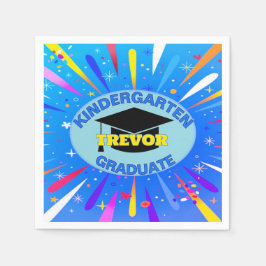 Servilleta De Papel ¡Felicidades! Personalizado de Graduados de Kinder