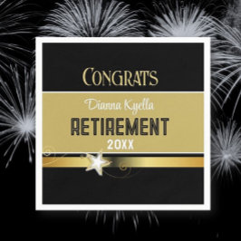 Servilleta De Papel ¡Felicidades por el retiro! Personalizado, con cla