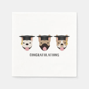 Servilleta De Papel Felicitaciones a los Bulldoges franceses
