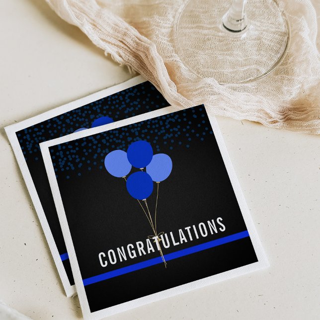 Servilleta De Papel Felicitaciones a los Fiestas de policía (Subido por el creador)
