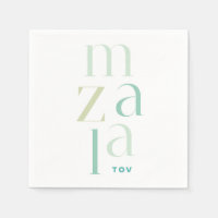 Felicitaciones a Mazal Tov Green Hebreo