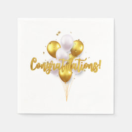 Servilleta De Papel Felicitaciones Elegantes