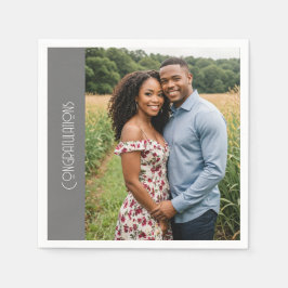 Servilleta De Papel felicitaciones fiesta de compromiso foto servillet