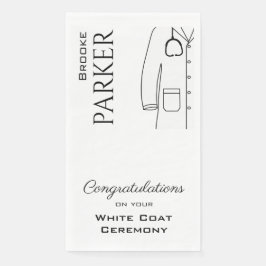 Servilleta De Papel Felicitaciones por la ceremonia personalizada de l