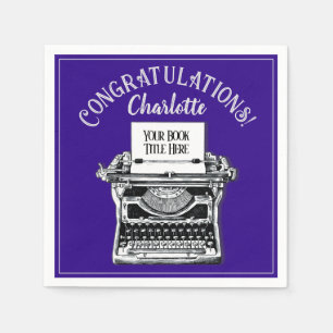 Servilleta De Papel Felicitaciones Publicación Personalizada