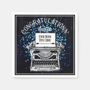 Servilleta De Papel Felicitaciones Publicación Starry personalizada 2