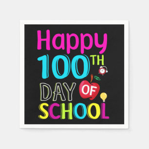 Servilleta De Papel Feliz 100° día de clases