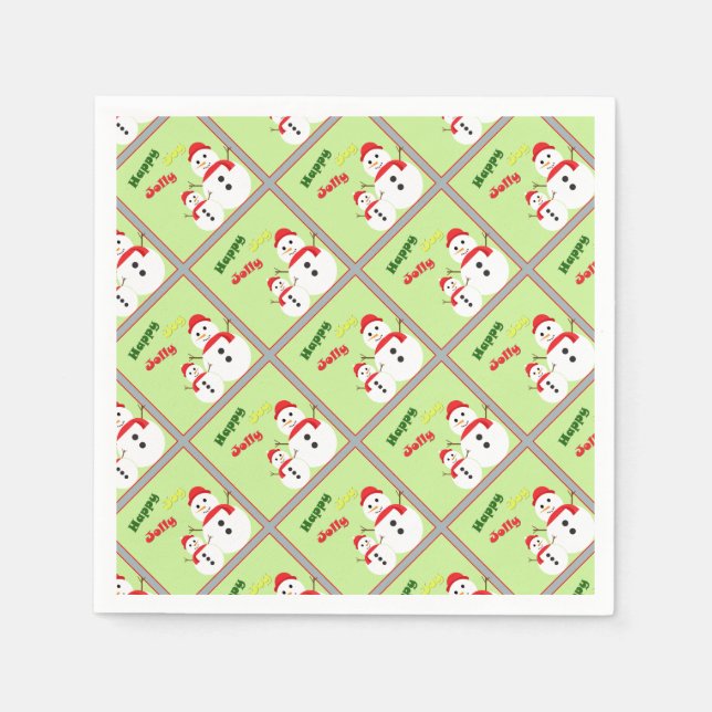 Servilleta De Papel Feliz alegría (Anverso)