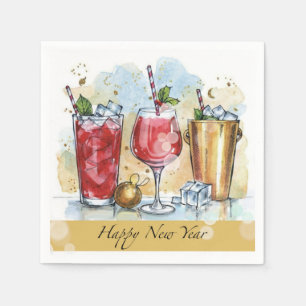 Servilleta De Papel Feliz Año Nuevo