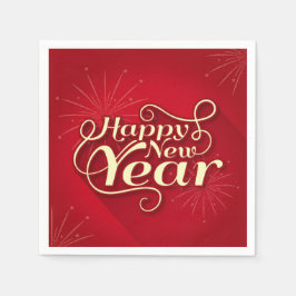 Servilleta De Papel Feliz Año Nuevo